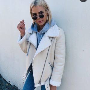 Faux shearling Zara jacket